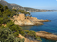 Die „Blaue“ Küste cote d azur, frankreich, kueste